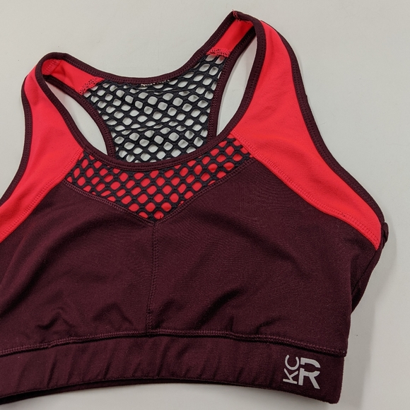 KENNETH COLE Reaction Mesh Sports Bra Sz M - Picture 3 of 7